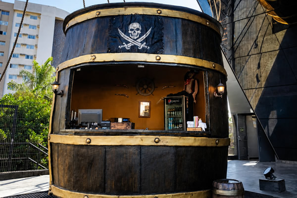 Barril Gigante de Churros da Piratas