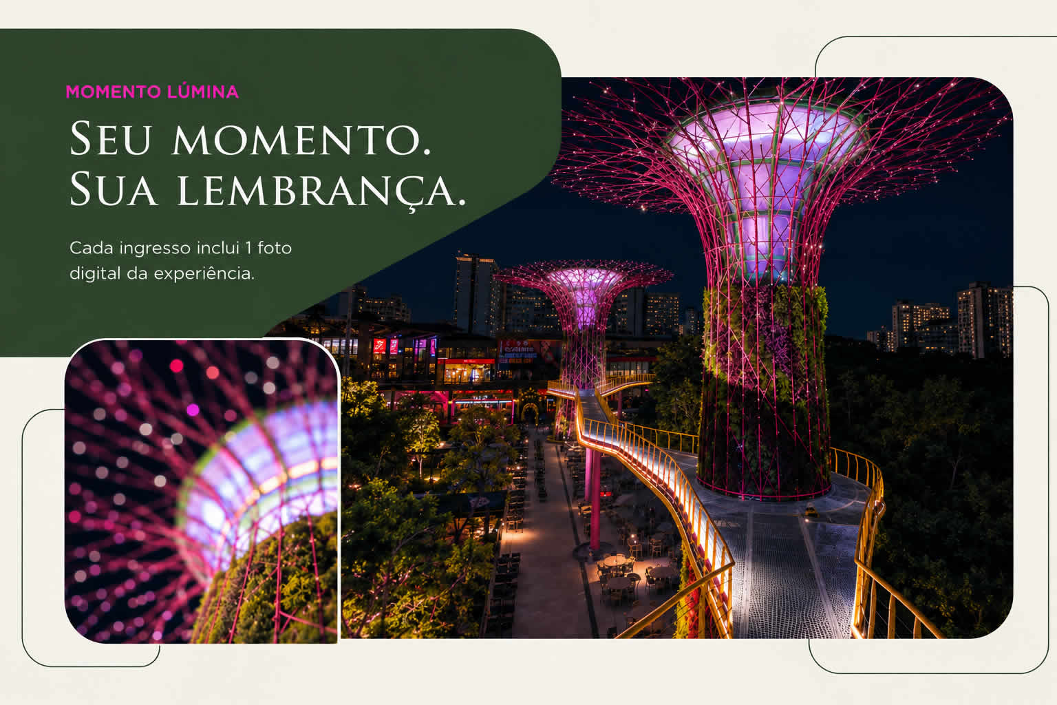 Singapura Shopping e Espetáculo Lúmina